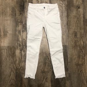 American Eagle white jeggings